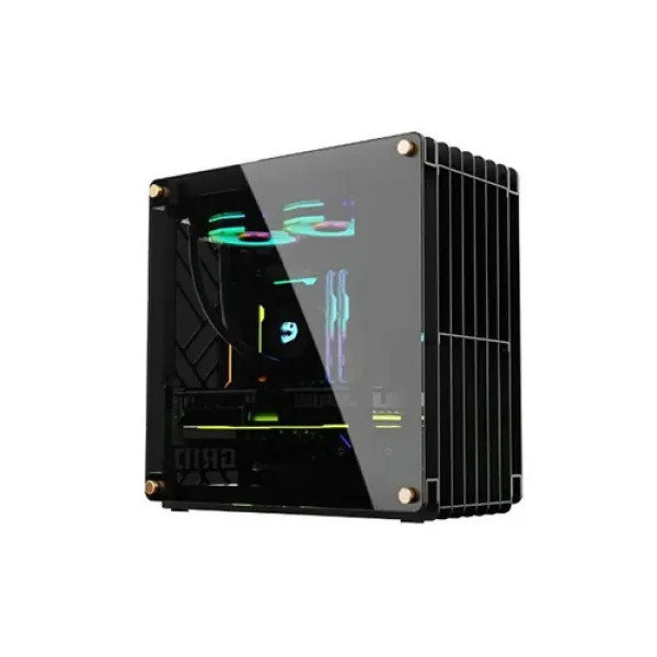 Value-Top Grid Black Mloong Series Open-Frame Gaming Case